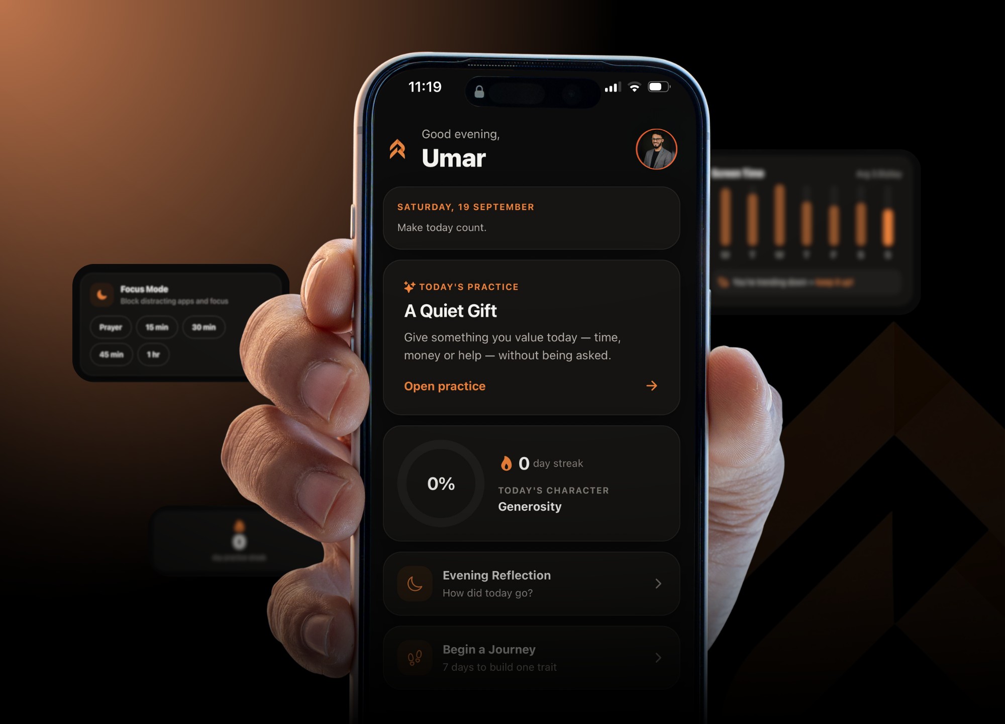 Rihla app in hand